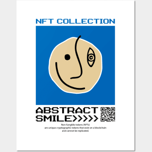 abstract smile collection Posters and Art